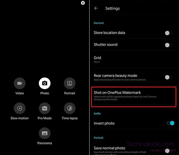 How-to-add-shot-on-OnePlus-watermark