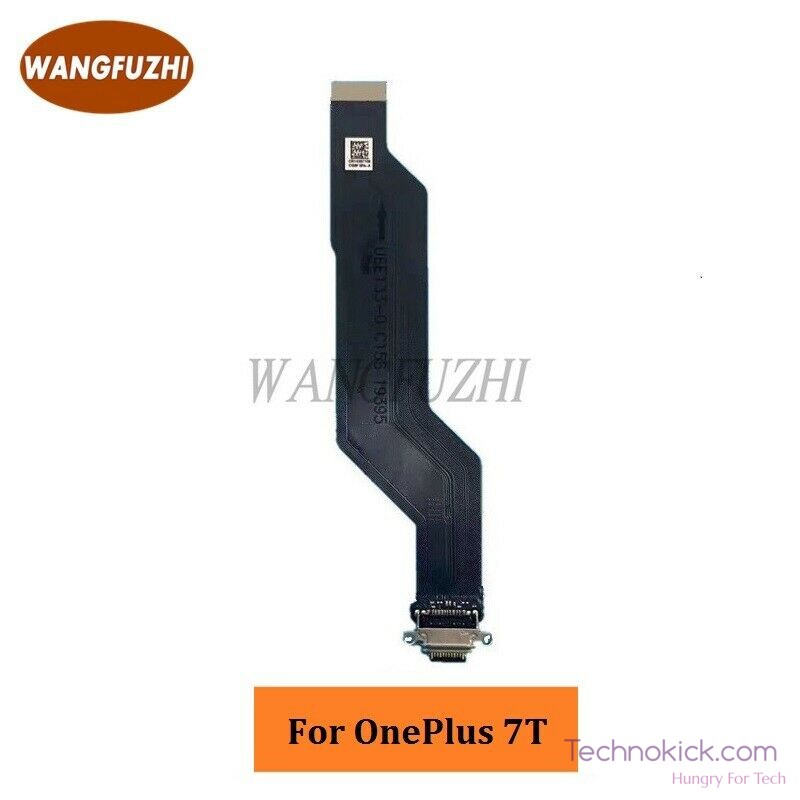 WANGFUZHI-Original-for-OnePlus-7T-USB-Charging-Port-Flex-Cable-Replacement-Part